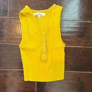 Yellow Crop Top
